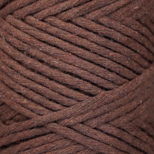 image for Makromecity, 3 Skeins of Single Strand Macrame Cord 3 mm x 100 Yards (