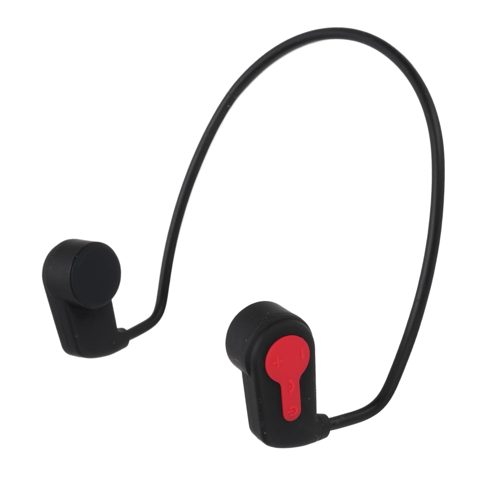 PUSOKEI Natation écouteur à Conduction Osseuse 16G Lecteur MP3 IPX8 (Noir