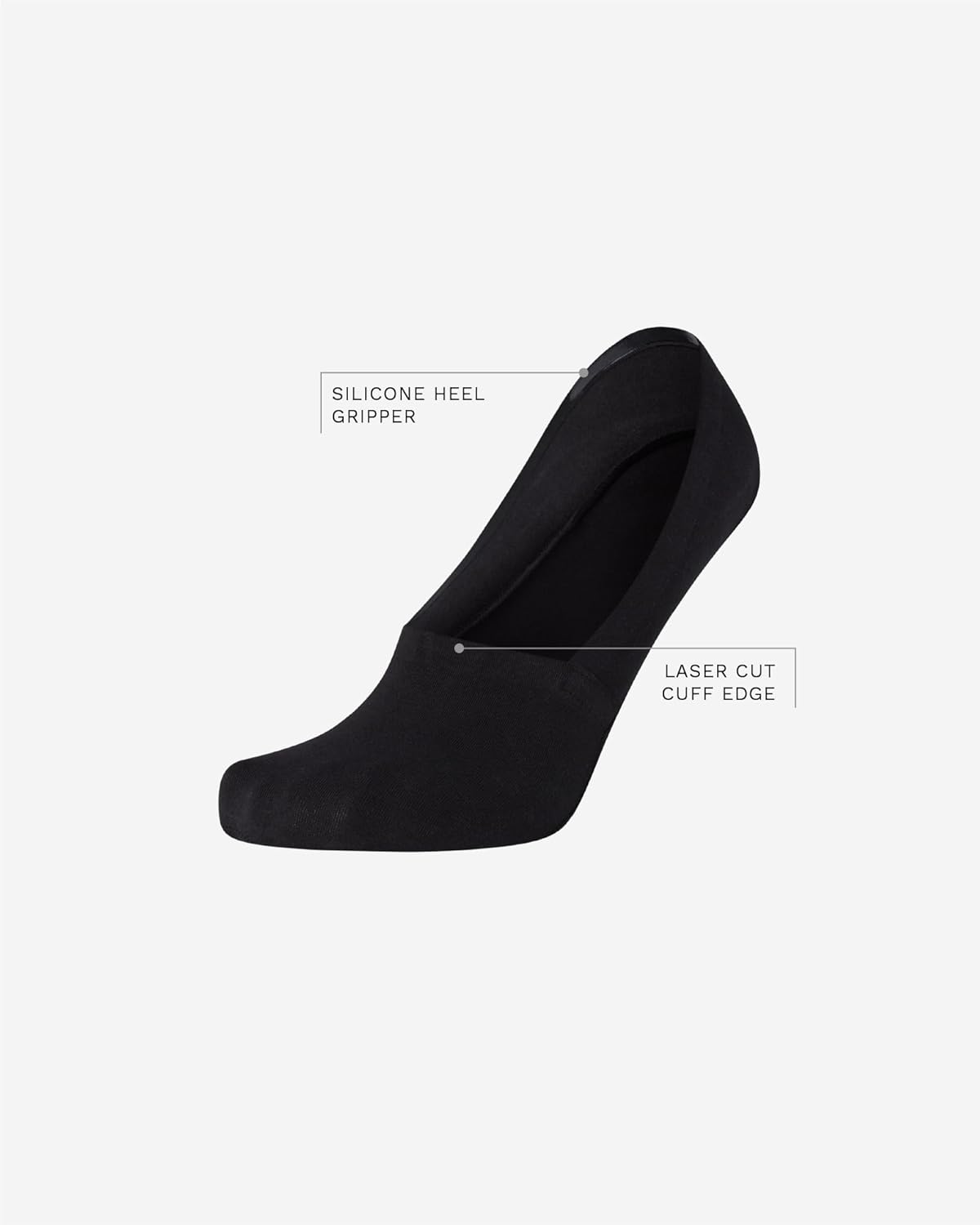 Cole Haan Men's No Show Comfort Cushion Liner Socks (2-Pairs) - Image 3
