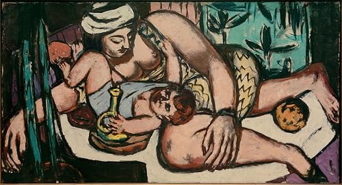 Impression Tableaux Graffiti Mère et Enfant Max Beckmann Célébration Amour Maternel