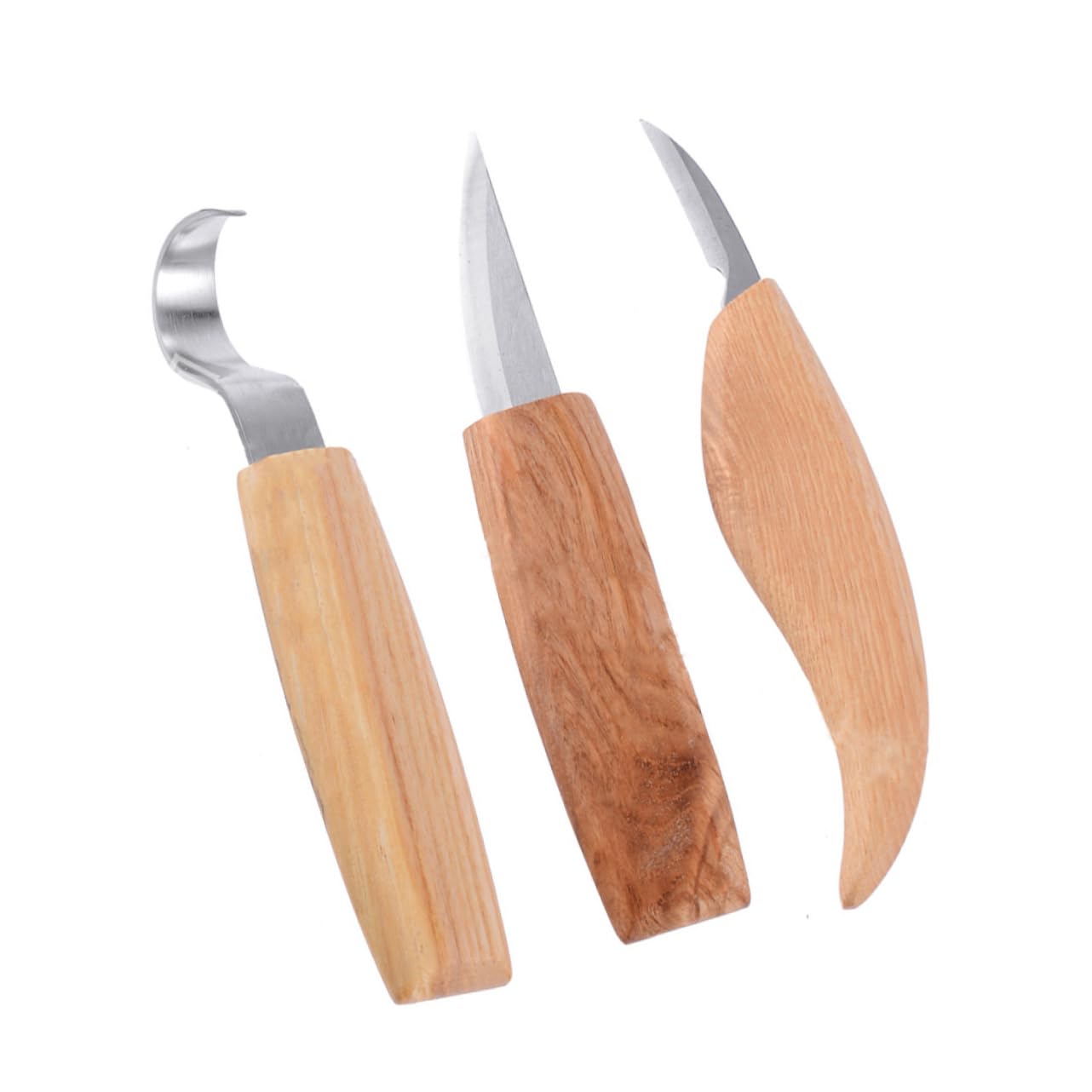 Beatifufu 3 Pcs Set Hand Carving Chisel Carpenter Tool Carving Woodworking Kuksa Carving Woodworking Kit Carving Bowl Carving Kit Whittling Kit Tools Spoon Carving Tools
