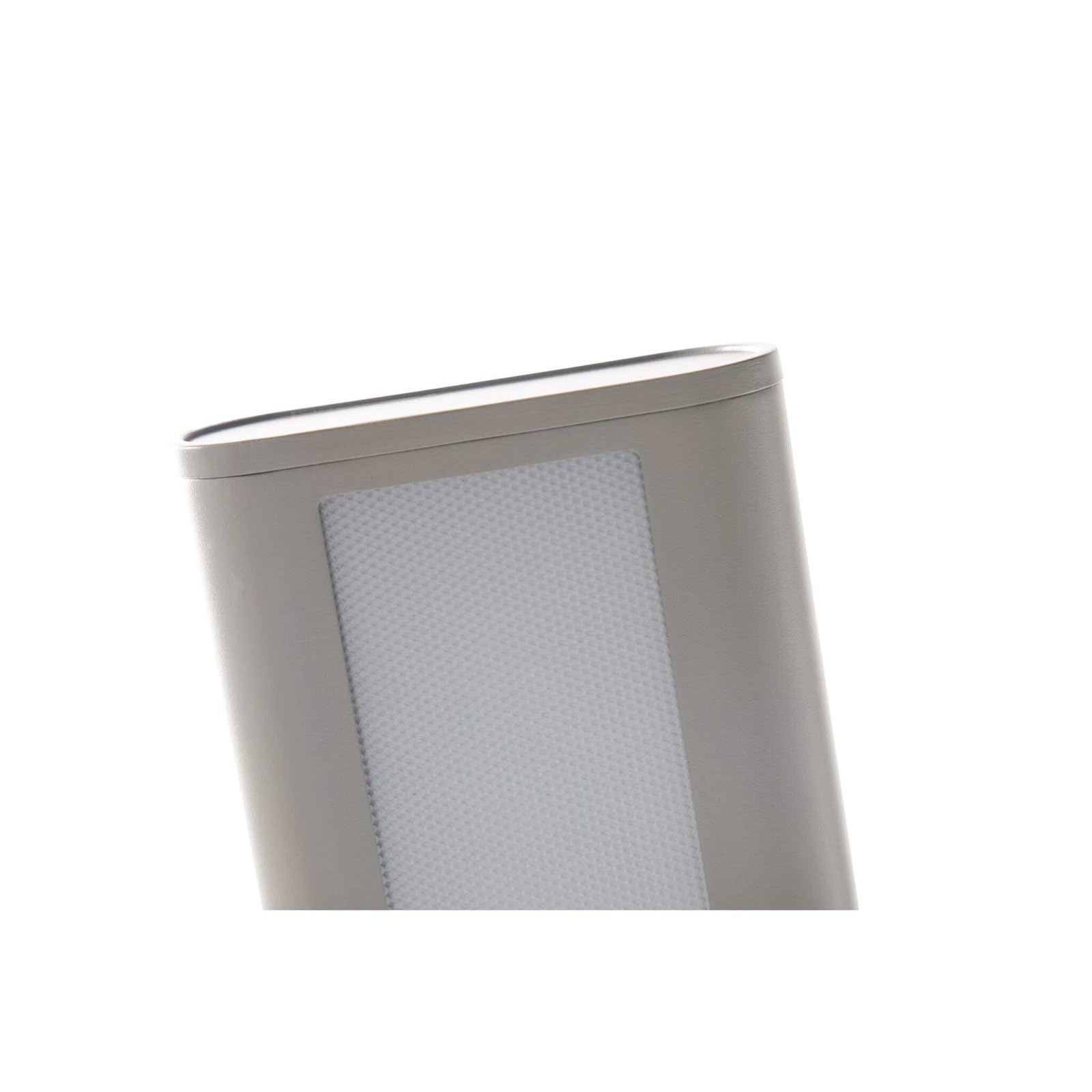 MAUL Lampa Stojąca Led MAULjet – Szeroka Lampa Robocza do Biura – Energooszczędna Lampa Stojąca O Temperaturze Barwowej 4000 K – Srebrna
