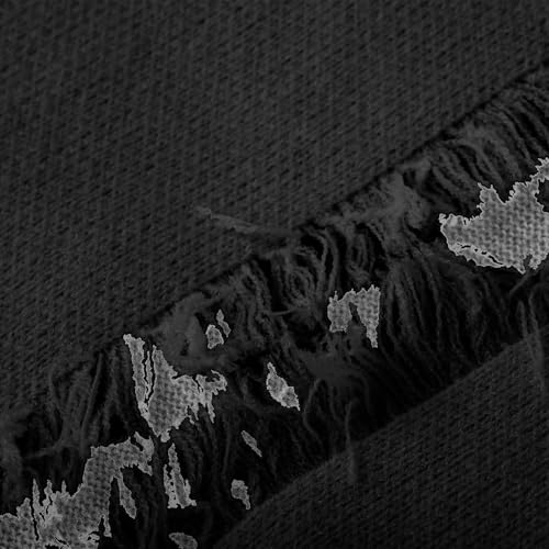 Cambkatl Men's Fashion Ripped Design Sweaters Mock Neck Knitted Pullovers Long Sleeve Cozy 2025 Fall Winter Jumper Tops4