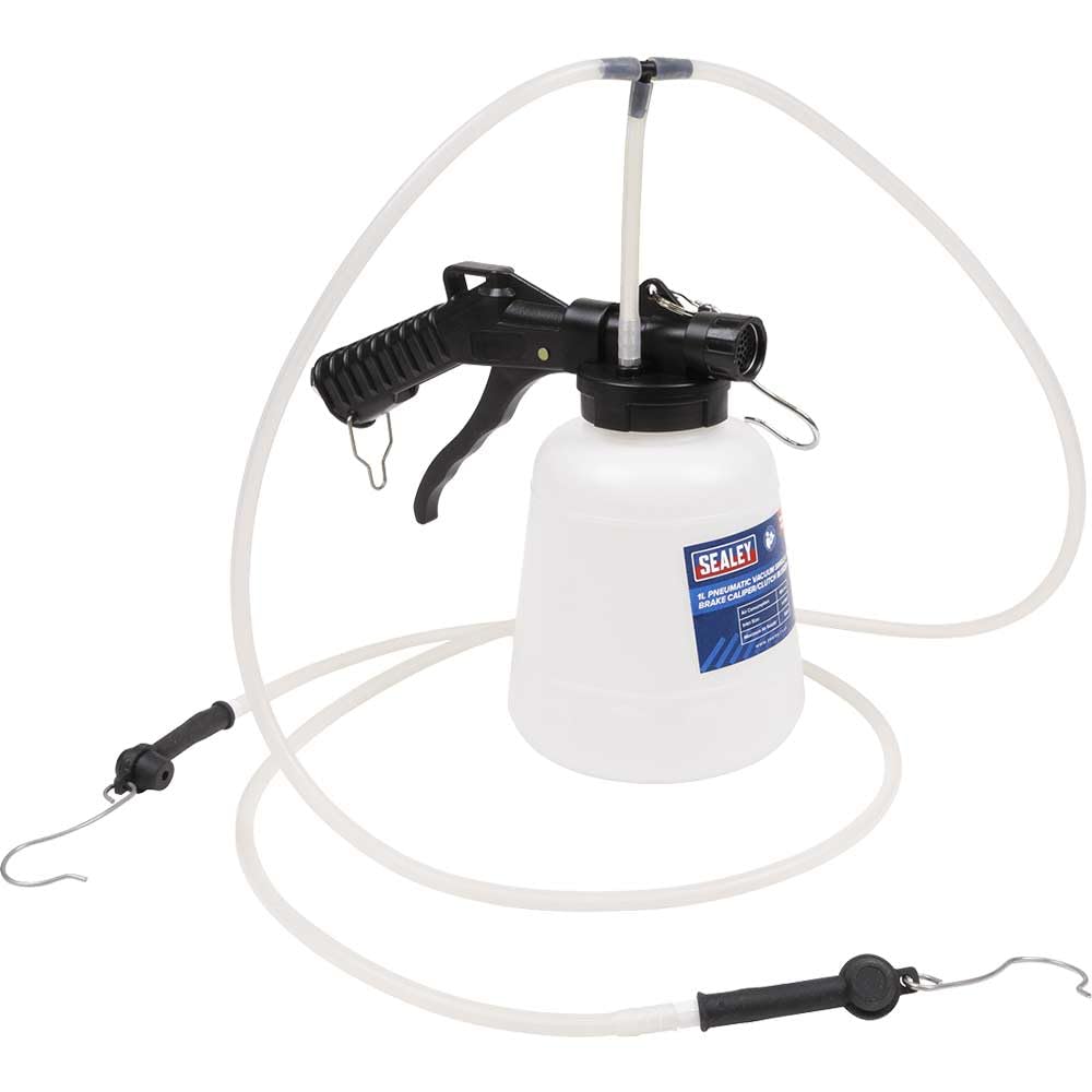 Sealey VS020TC 1L Pneumatic Vacuum Single & Twin Brake Caliper/Clutch Bleeder
