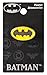 DC Batman-Logo, farbige Zinn-Anstecknadel, silberfarben, 2,5 cm