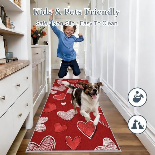 Tapis couloir antidérapant résistant aux taches et lavable pour entrée avec passage - 6