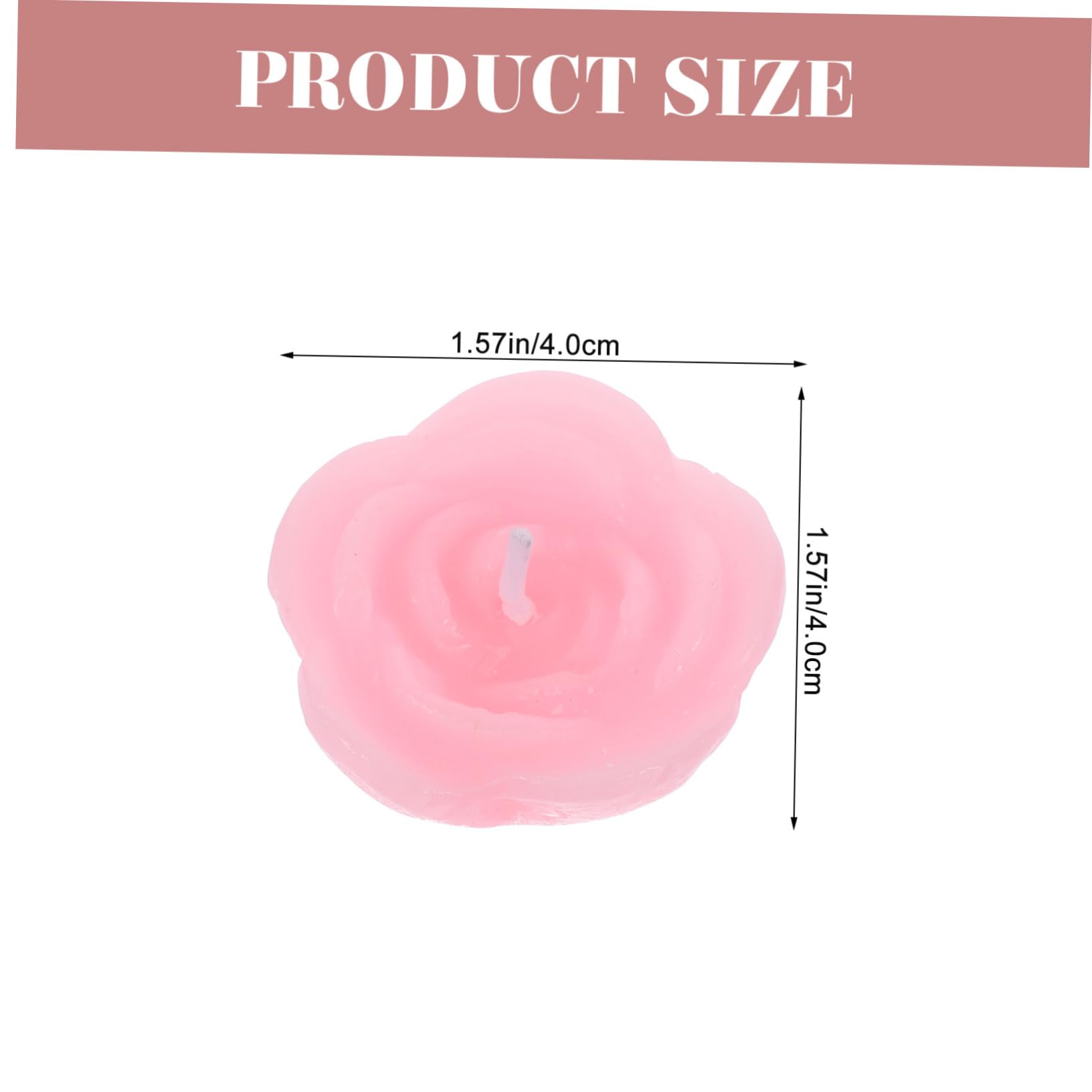 12pezzi Candele Galleggianti Rosa Forma Di Fiore Per Decorazioni Di Matrimonio e Feste Candele Decorative Per Atmosfera Romantica e Festiva Per Casa e Compleanni