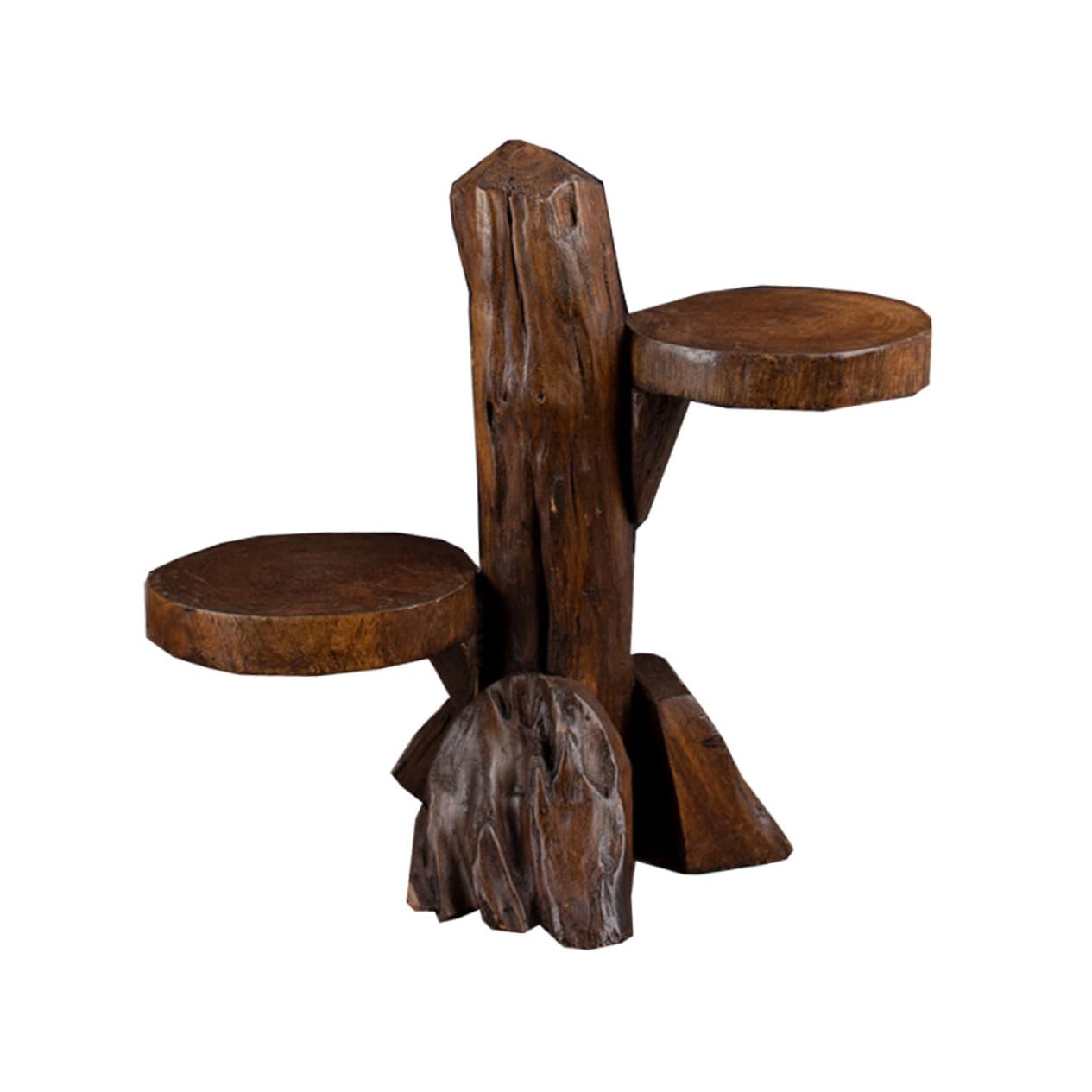 Support pour plantes bois compact étagère bonsaï multi niveau