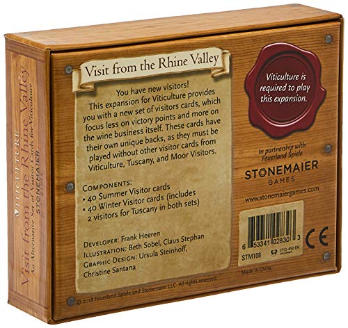 Stonemaier Games Viticulture: Visit From The Rhine Valley Expansion #TOP1