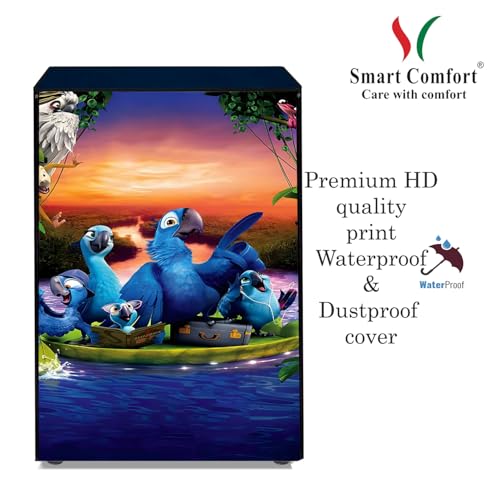 Image of Smart Comfort Waterproof 9Kg Front Load Fully Automatic Washing Machine Cover compatible for lg /ifb /godrej /lloyd /bosch & etc Washing Machine (IFB9KBLUERIOSC05FL04)