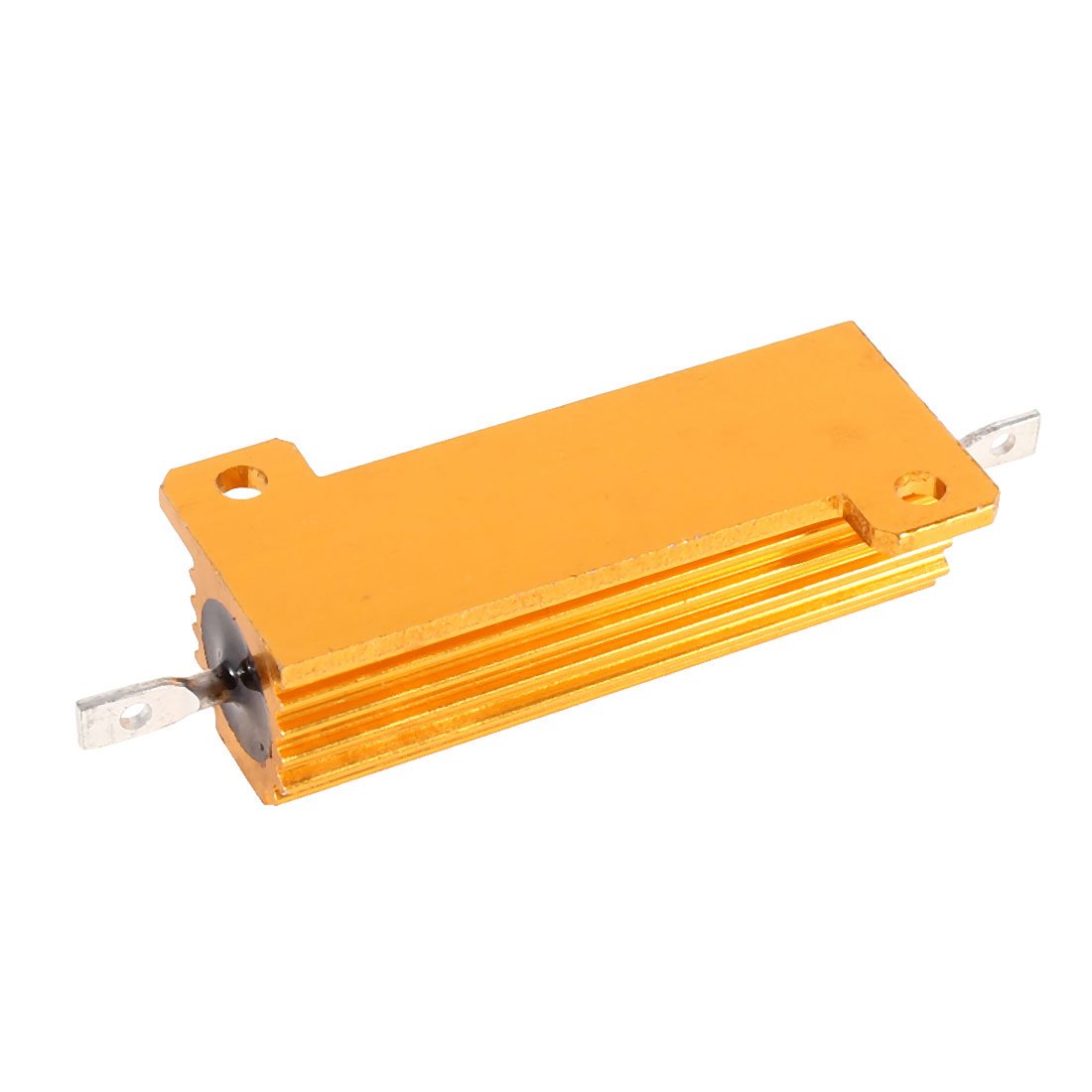 Sourcing Map Aluminium-Widerstand – 50 W, 25 Ω, 5 %, 2 Stück, Drahtwicklung, Chassismontage, Grün, Für Lastwiderstände