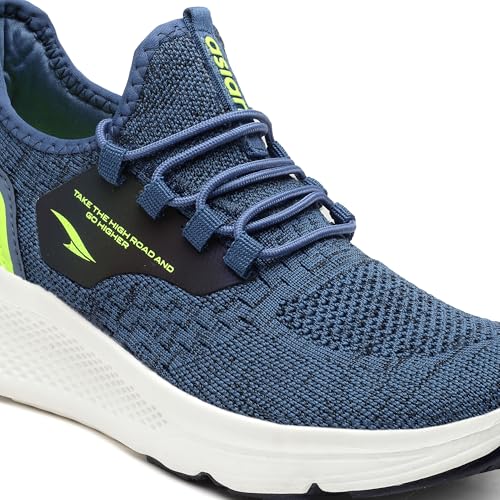 Image of ASIAN Men HIGHWAY-02 Running and Casual wear Running Shoes with Laces, Lightweight and Comfortable Shoes with Upper Fabric and Phylon Sole for Men & Boys
