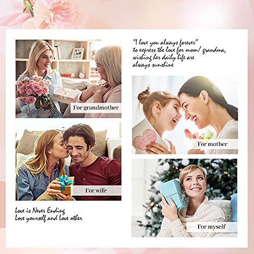 Personalized 2 Hearth Birthstone Rings for Mom - Custom Names Mother's Day & Promise Rings4