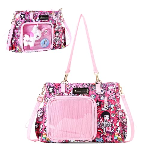 tokidoki Tote Bag Unicorno Large Ita Bag with 4 Pin for DIY Cosplay