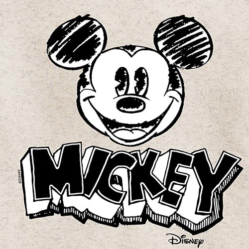 Disney Mickey Mouse Sketched - Youth Crewneck Fleece Sweatshirt3