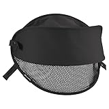 エールベベ・ヒヨケハグ ブラック BB990 抱っこ紐 暑さ対策グッズ 夏 サンシェード 赤ちゃんの笑顔を紫外線から守る メッシュ 洗濯機 丸洗いOK