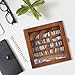 WifePro Anxiety Bookshelf – Mini Books Display for Stress Relief and Fun Decor, Perfect Decorative Miniature Library for Book Lovers, Ideal for Home Decor, Office Décor, and Thoughtful Gift - Walnut