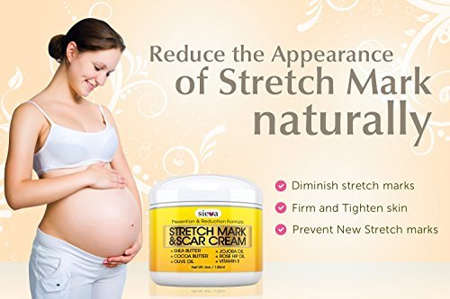 Stretch Mark & Scar Removal Cream – #1 Intensive Stretch Mark & Scar Treatment - Get Rid of Stretch Marks From Pregnancy - Works on New and Old Scars and Stretch Marks.! - By Sieva Skincare
