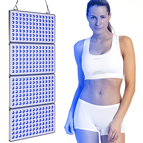 Luz bronceadora Solarium, 48 W, lámpara de bronceado facial, plegable, bronceado facial, luz diurna con 364 LED para cara y cuerpo, para el hogar
