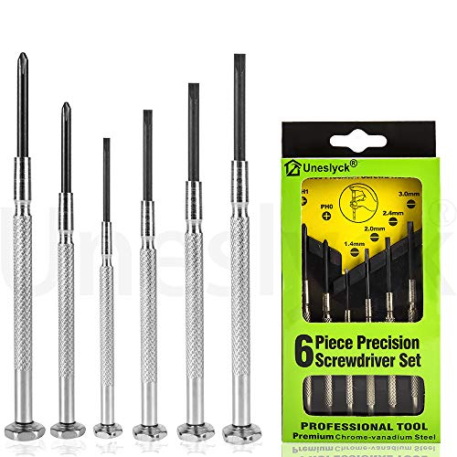 Mini Screwdriver Set With Case (6-PCs), Premium Precision Repair Tool Kit with 6