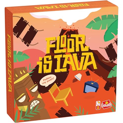 The Floor is Lava Game for Kids Ages 4+ Interactive Classic Board Games | Don't Step in The hot Lava Indoor and Outdoor for Kids