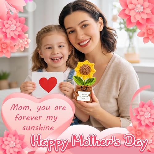 Save 37% on Mom Gift Set with Handmade Sunflower & Tumbler