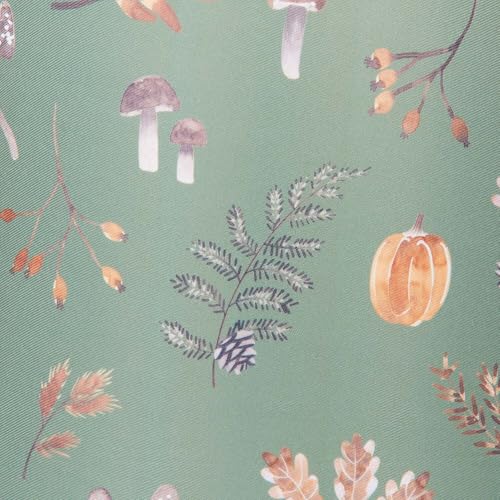 New Woodland Autumn Lampshade – Green Fabric Light Shade with Woodland-Inspired Design – 30cm Decorative Shade for Table or Ceiling Lamp N-37 - Image 5