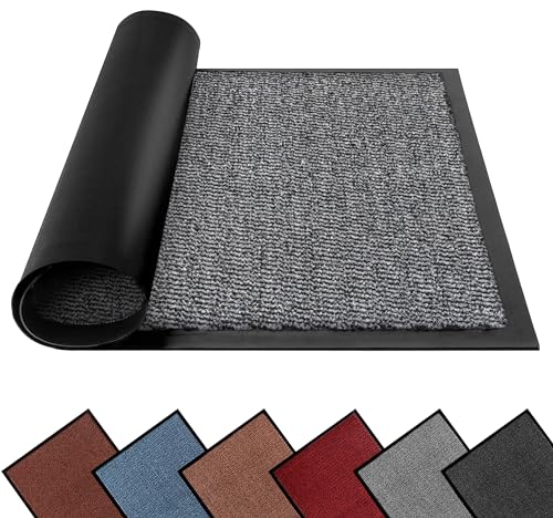 FB FunkyBuys Washable Door Mats Indoor & Outdoor, Non-Slippery Heavy Duty Doormats Indoor, Highly Absorptive Rubber Door Mat