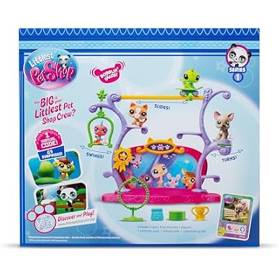 Littlest Pet Shop, Pets Got Talent Play Set - Gen 7, Pets #67 & #66, Authentic LPS Bobble Head Figure, Collectible Imagination Toy Animal, Kidults, Girls, Boys, Kids, Tweens Ages 4+