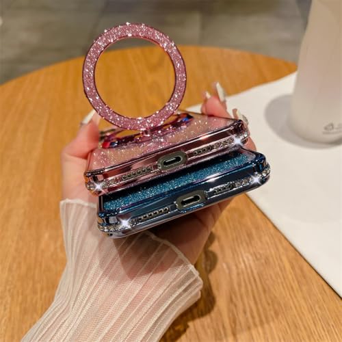 Support pour iPhone 11 Pro haut de gamme transparent effet miroir dégradé