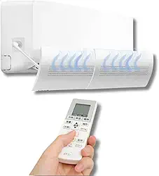 Defletor Ar Condicionado Split Ajustável Regulável Universal Refletor Corta Vento Cortina de Ar