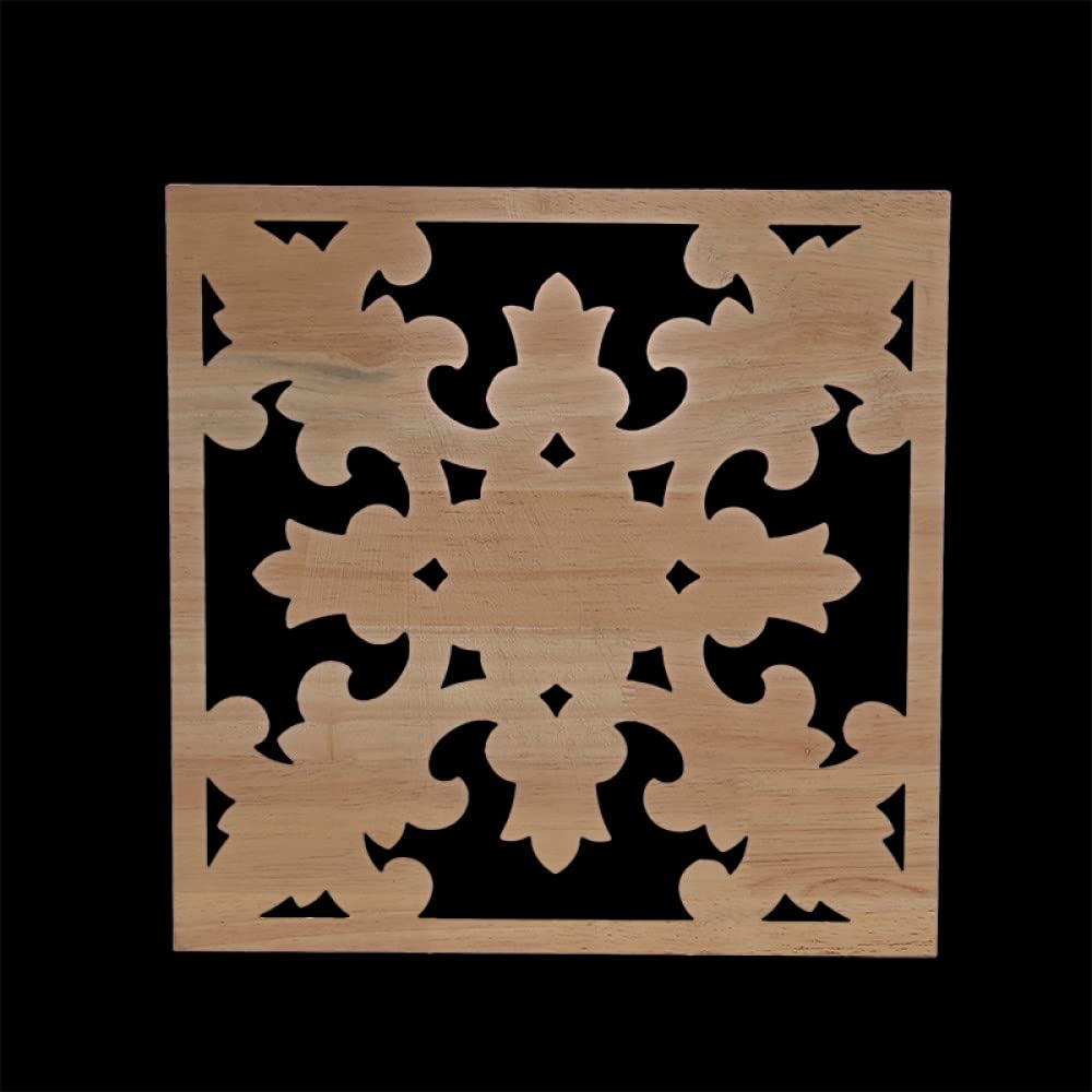 2 Stück Lange Holzmöbeldekoration | Schrank-Holz-Applikation, Aufkleber, Rahmenzubehör(9cm)