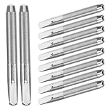 AKOOSY 10 Stück Teiliges Klavierstimmwerkzeug aus Präzises Piano Tuning Tool für Genaue Saitenjustierung und Klavierwartung Stilvoller Silberner Stimmstift für Professionelle