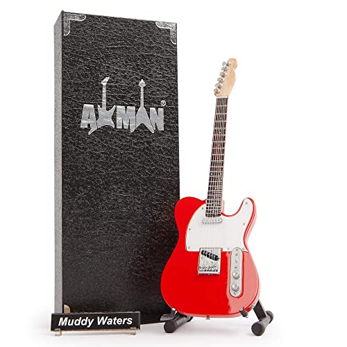 Muddy Waters: ‘The Hoss’ – Réplique de guitare miniature - Les Beatles, Paul McCartney, John Lennon, RIngo Starr, George Harrison Muddy Waters: 'The Hoss' - Réplique de guitare miniature