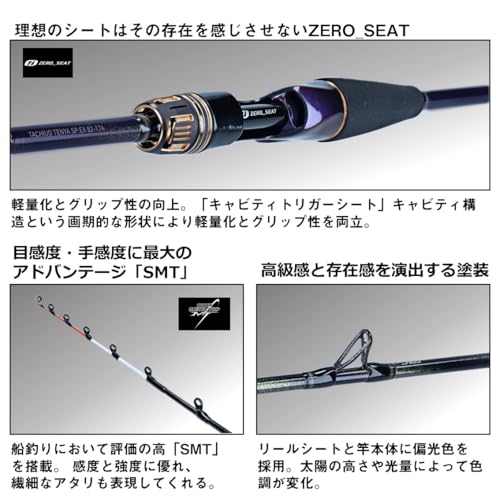 ダイワ(DAIWA) テンヤタチウオロッド 極鋭タチウオテンヤSP EX 82-174 3枚目