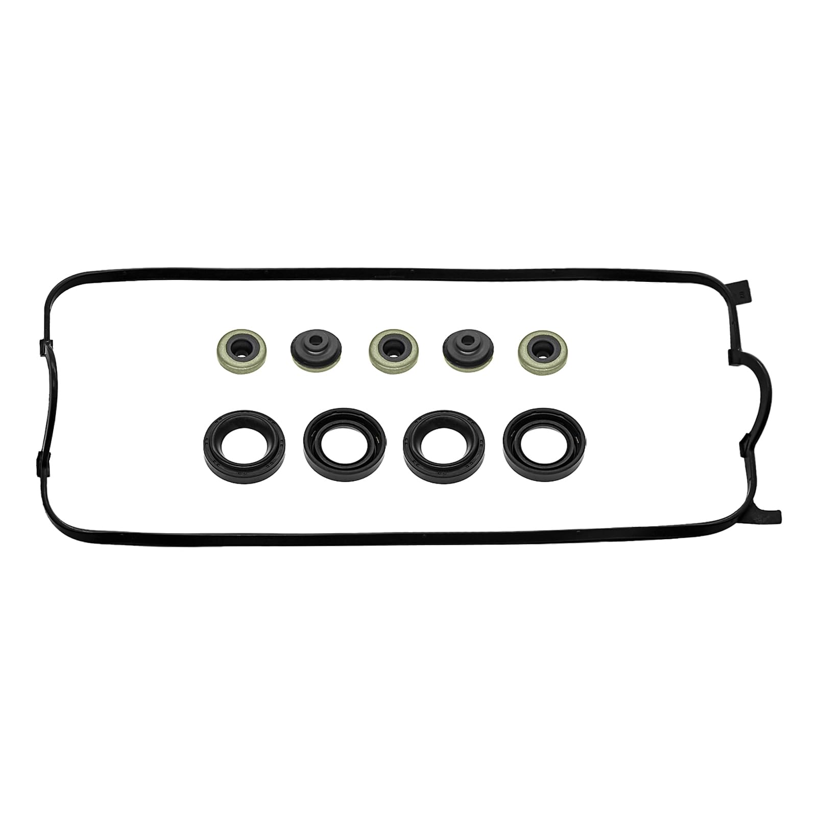 Engine Dancer Valve Cover Gasket Set Replace 12030-P0A-000,12341-P0A-000 Compatible with 1994-2002 Accord Odyssey EX LX DX 2.2L 2.3L,1997-1999 CL 2.2L 2.3L I4