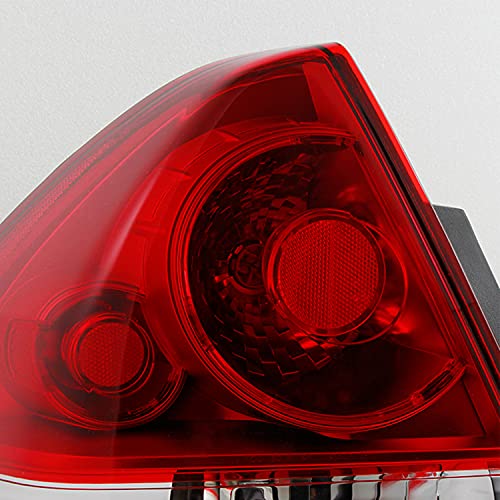 Akkon - For Chevy Impala Replacement Red Clear Tail Lights Driver Rear Lamps New #TOP3