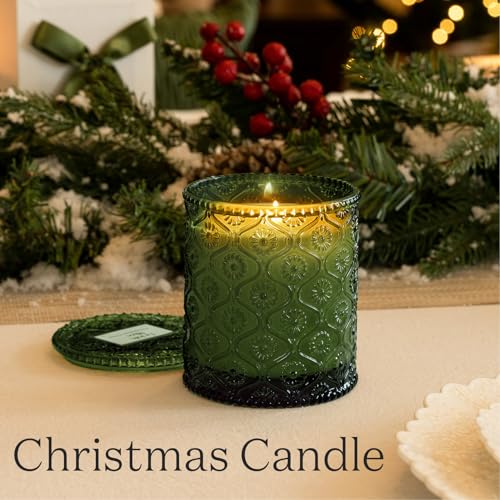 LA-JOLIE-MUSE-Christmas-Scented-Candle-Pine-Scented-Candle-Holiday-Candle-Gifts-Pomegranate-Candle-Winter-Candles-for-Home-Scented-40-Hours-Long-Burning