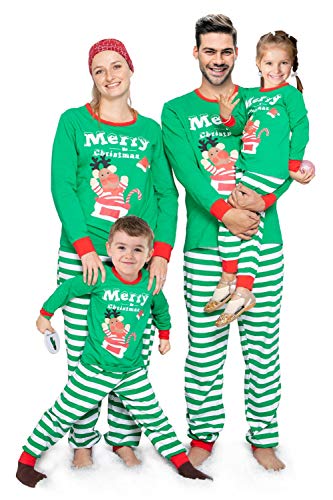 SUNFEID Family Matching Pajamas Set Matching Christmas pjs for Family Couples Christmas Pajamas Set