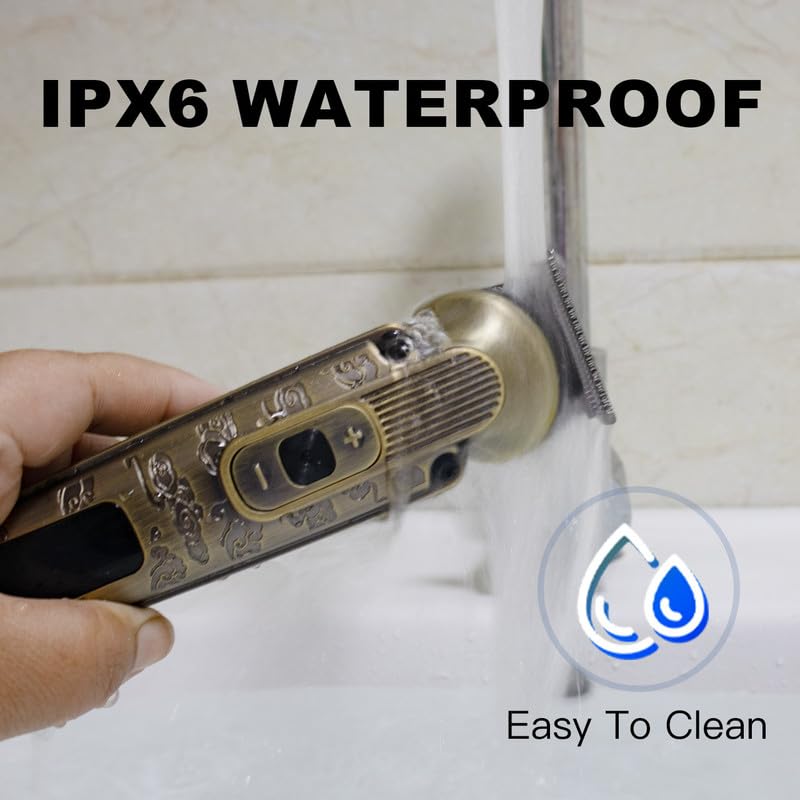 Hatteker HT-6188 Hair Trimmer being rinsed under running water