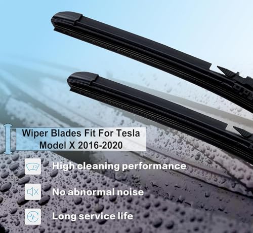 Image of Windshield Wiper Blades 18 inch+28 inch Fit For 2016-2020 Tesla Model X (Set of 2)