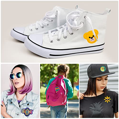 30 Pcs Iron On Hippie Vintage Patches Appliques Burger Fries Fruit Embroidered Patches Sew-On Decorative Repair Patches For Backpacks Jeans Jackets And Clothes Diy Craft #TOP3