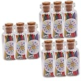 TOYANDONA 9 Sätze Buntstifte im Dekorative Farbige Wachsmodelle für Puppenhaus und DIY Projekte Lebendige Miniaturzubehör für Kreative Szenen und Modellbau