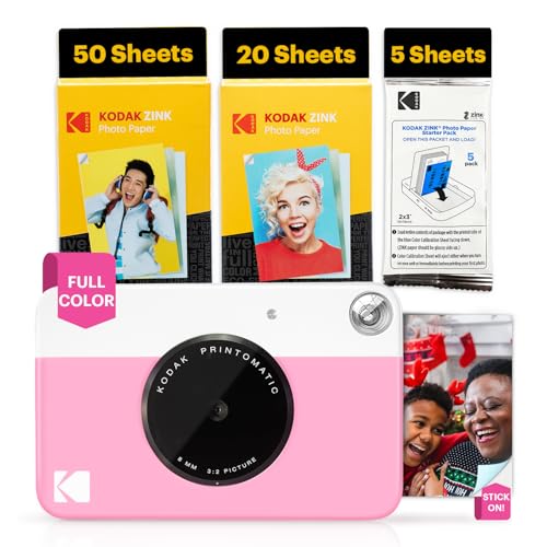 KODAK Printomatic Full-Color Instant Print Digital Camera - 75 Sh...