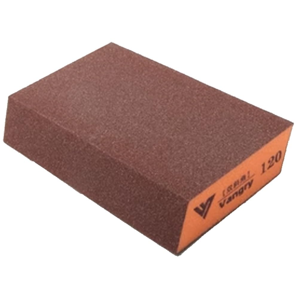 Spugne abrasive, Sabbia ad angolo. Blocco da 10 pezzi Wet Dry grana 60/100/120 lavabile riutilizzabile