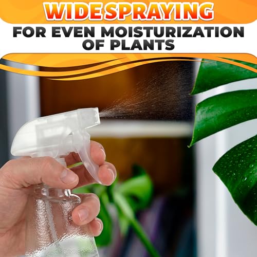 Image of 6 Pack Universal Spray Nozzle for Bottles - Leak-Proof Fix of Broken Sprayers in Seconds with Spray Bottle Nozzle Replacement, Fits 8 Oz & 16 Oz Bottles, Trim-to-Fit Tube, Mist & Stream Modes (Clear)
