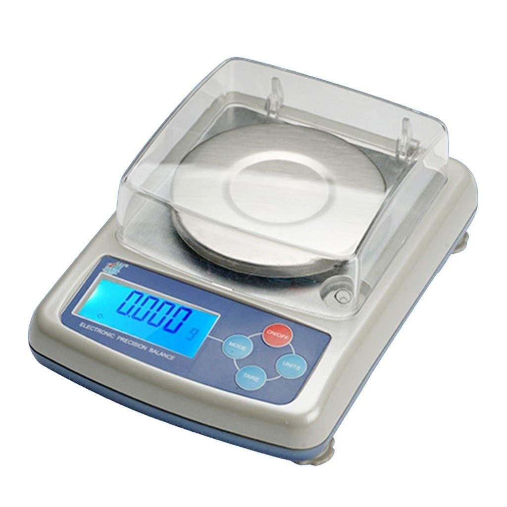 Złota waga 500G/0,01 g karatowa biżuteria waga laboratoryjna cyfrowa elektroniczna precyzyjna waga kuchenna LCD, biała, 300 g/0,01 g