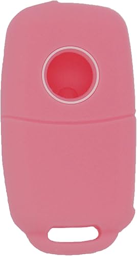 Miniatura 3 de 2 piezas de goma de silicona suave para llavero de coche VW Volkswagen Jetta GTI Passat Golf Tiguan Touareg Beetle CC Eos, azul y rosa