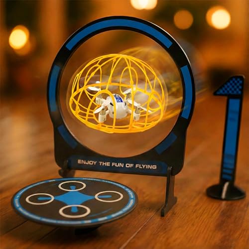 RC ferngesteuerte Drohne 4-Kanal mit Käfig-Schutz, 2.4 GHz Flying-Ball...