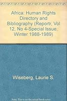 Africa: Human Rights Directory and Bibliography (Reportr, Vol 12, No 4-Special Issue, Winter 1988-1989) 0939338041 Book Cover